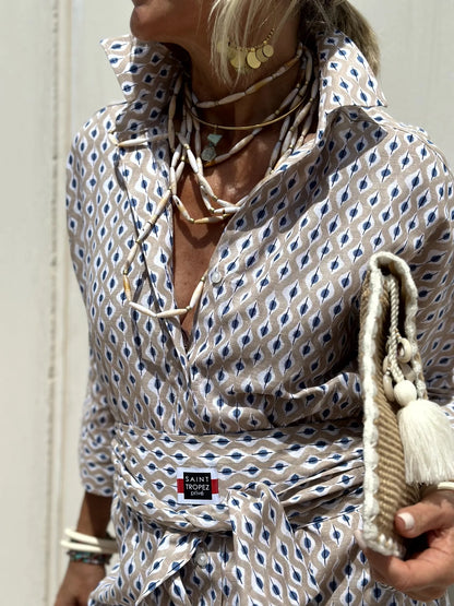 Sukienka damska z długim rękawem