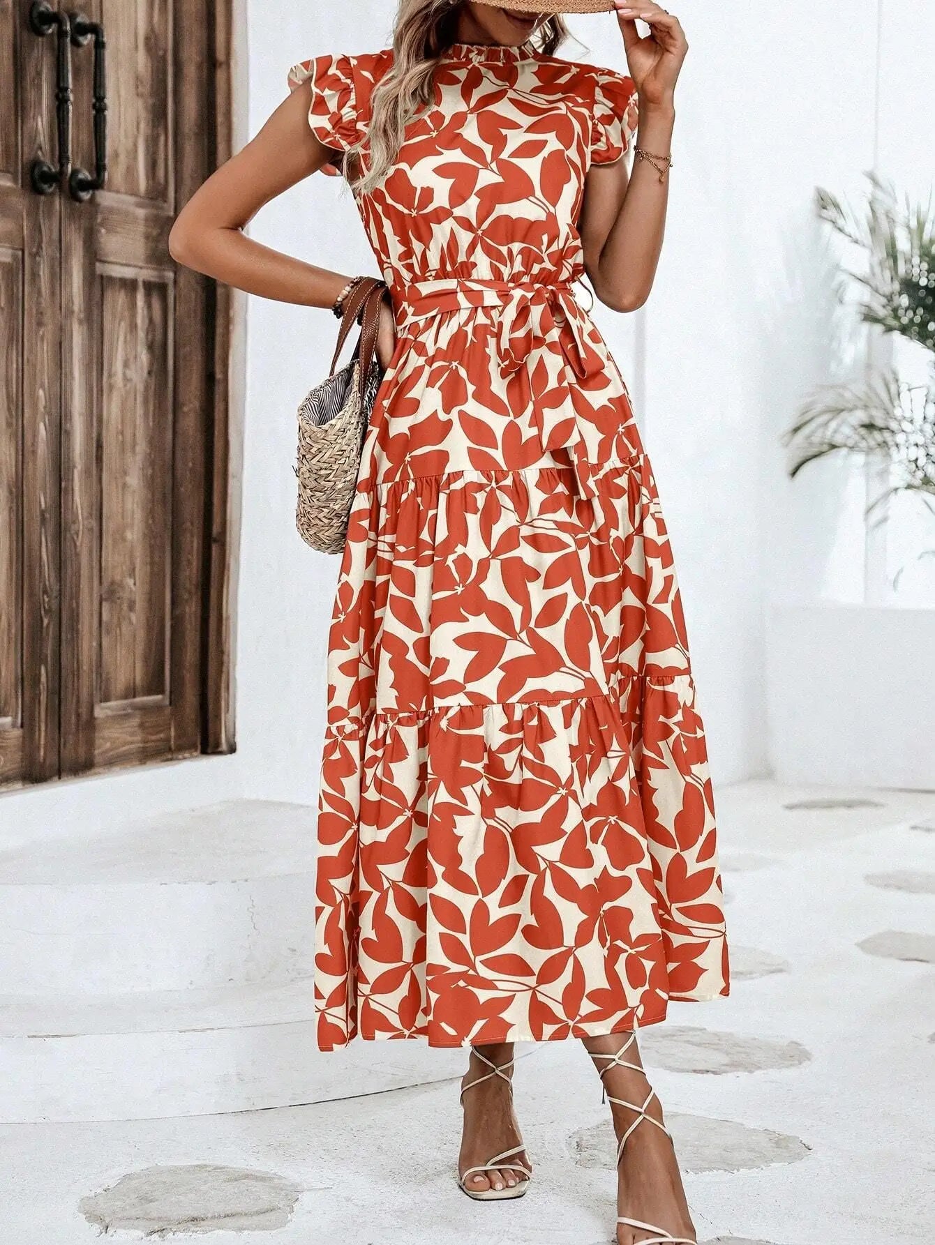 Damska sukienka plażowa w stylu casual